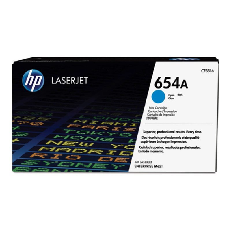 HP 654A CF331A Mavi Toner — görsel 2