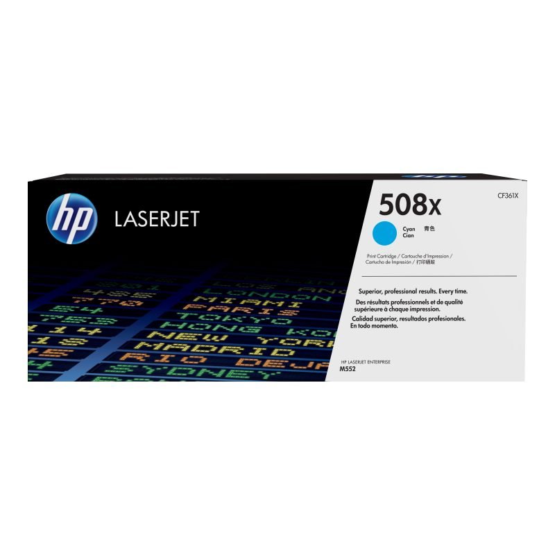 HP 508X CF361X Mavi Yüksek Kapasiteli Toner