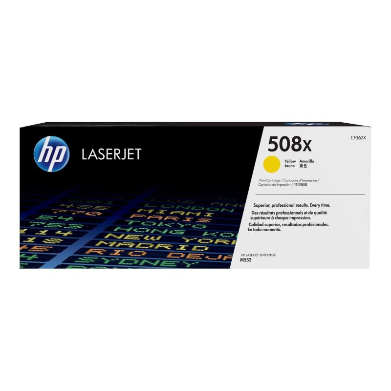 HP 508X CF362X Sarı Yüksek Kapasiteli Toner