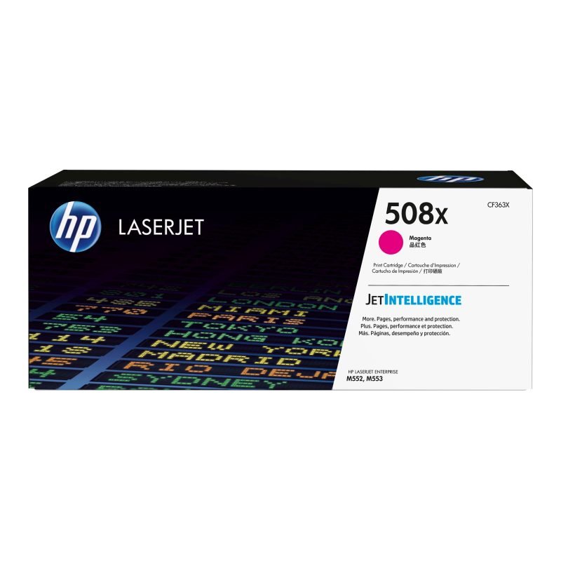 HP 508X CF363X Kırmızı Yüksek Kapasiteli Toner