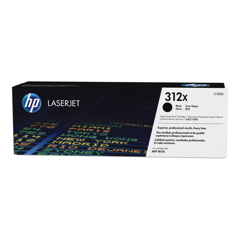 HP 312X CF380X Siyah Yüksek Kapasiteli Toner