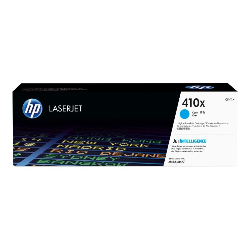 HP 410X CF411X Mavi Yüksek Kapasiteli Toner