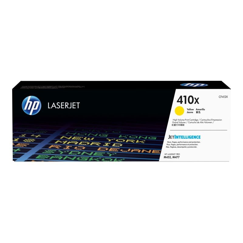 HP 410X CF412X Sarı Yüksek Kapasiteli Toner