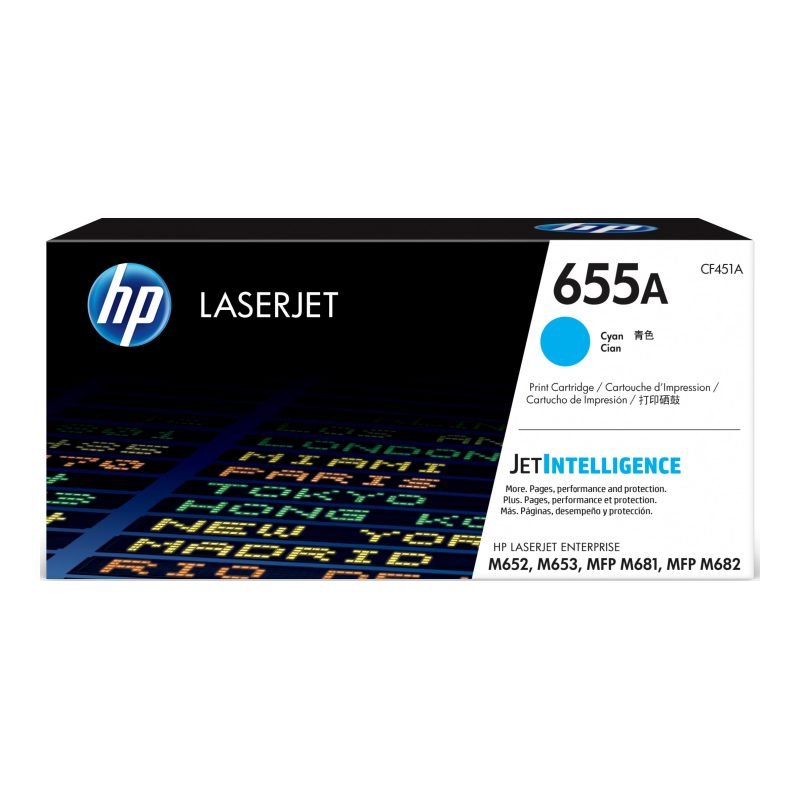 HP 655A CF451A Mavi Toner