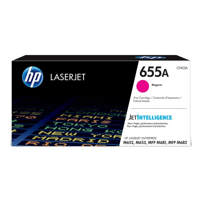 HP 655A CF453A Kırmızı Toner