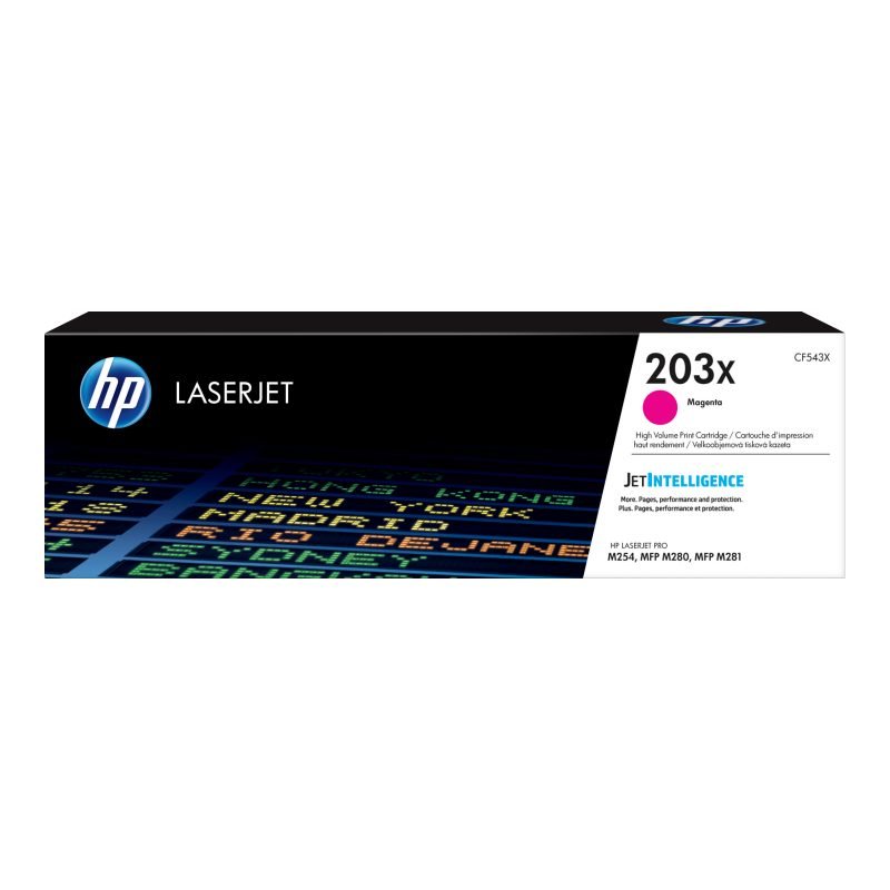 HP 203X CF543X Kırmızı Yüksek Kapasiteli Toner