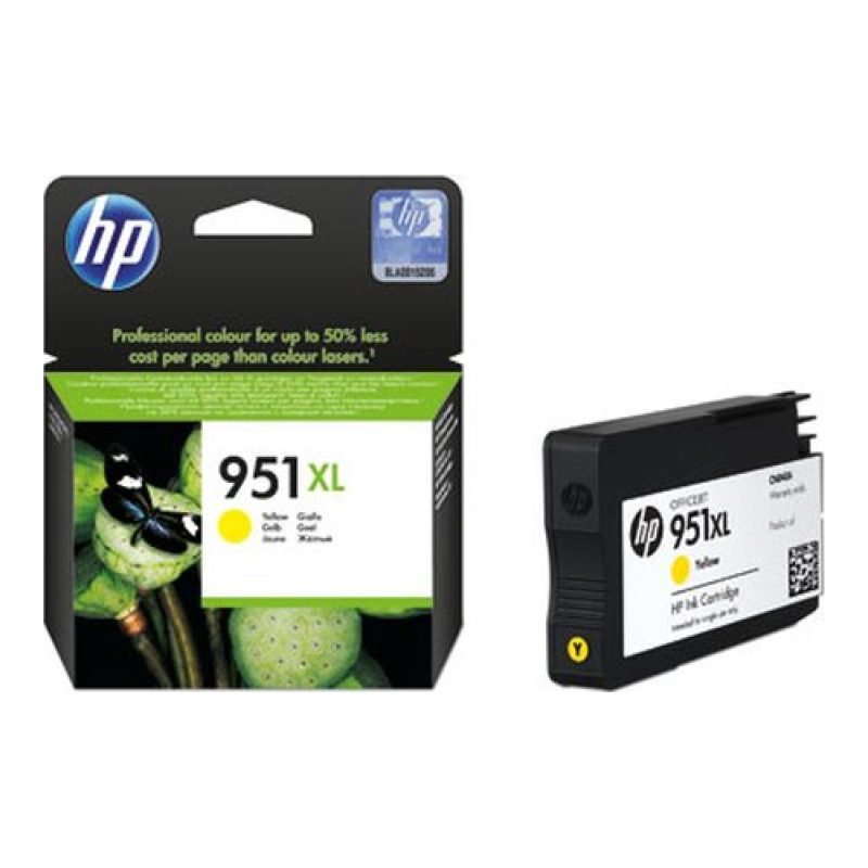 HP 951XL CN048A Sarı Yüksek Kapasiteli Mürekkep Kartuşu