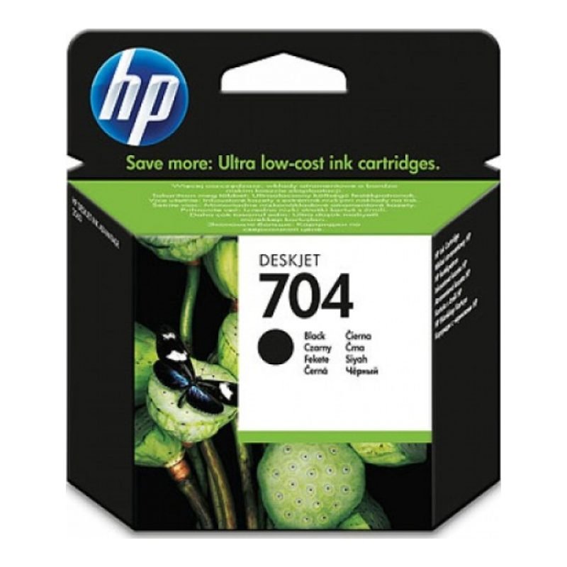 HP 704 CN692A Siyah Mürekkep Kartuşu