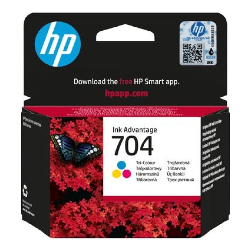 HP 704 CN693AE Üç Renkli Mürekkep Kartuşu