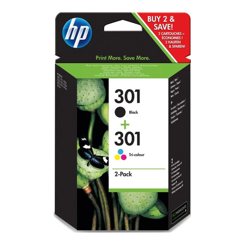 HP 301 CR340EE Üç Renkli Mürekkep Kartuşu