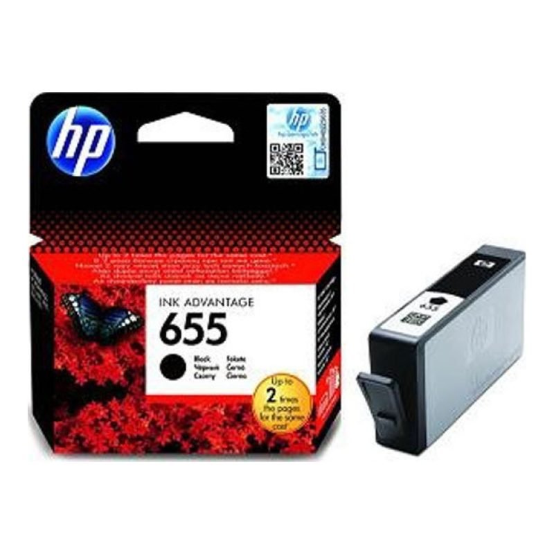 HP 655 CZ109A Siyah Mürekkep Kartuşu