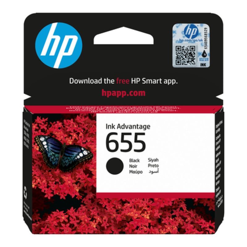HP 655 CZ109AE Siyah Mürekkep Kartuşu