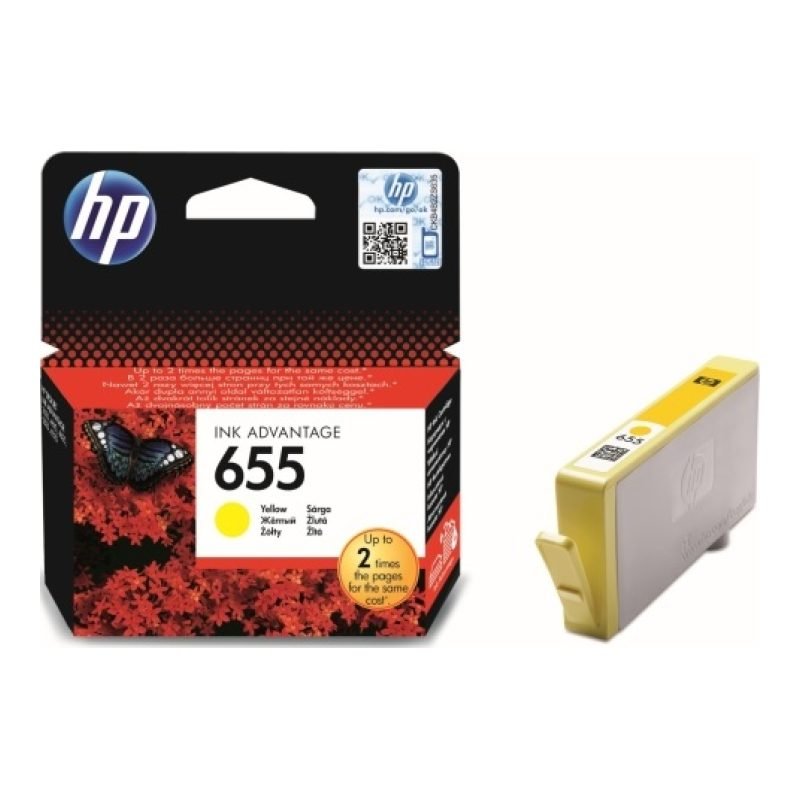 HP 655 CZ112A Sarı Mürekkep Kartuşu
