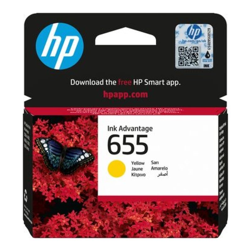 HP 655 CZ112AE Sarı Mürekkep Kartuşu