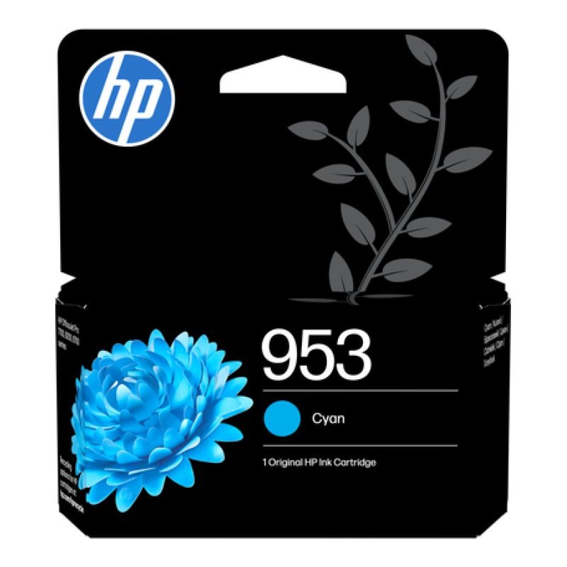 HP 953 F6U12AE Mavi Mürekkep Kartuşu