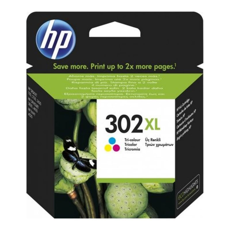 HP 302XL F6U67A Üç Renkli Mürekkep Kartuşu