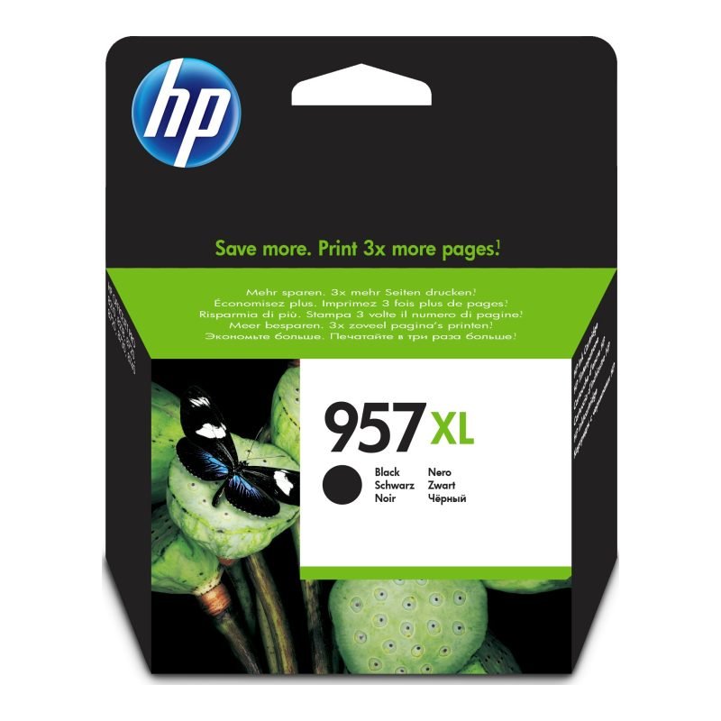 HP 957XL L0R40AE Siyah Mürekkep Kartuşu