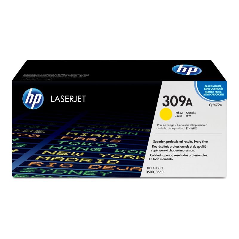HP 309A Q2672A Sarı Toner
