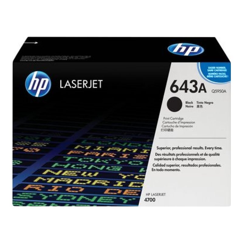 HP 643A Q5950A Siyah Toner