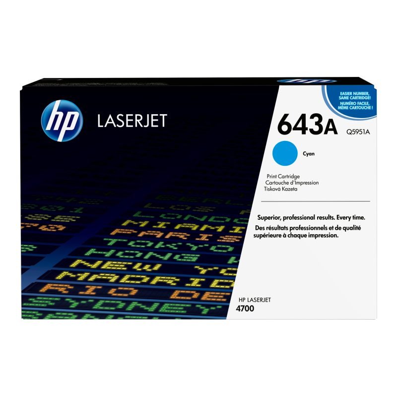 HP 643A Q5951A Mavi Toner