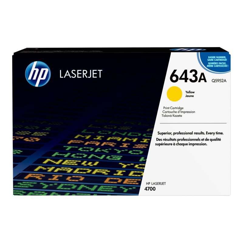 HP 643A Q5952A Sarı Toner