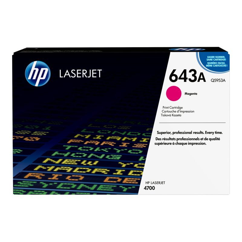 HP 643A Q5953A Kırmızı Toner