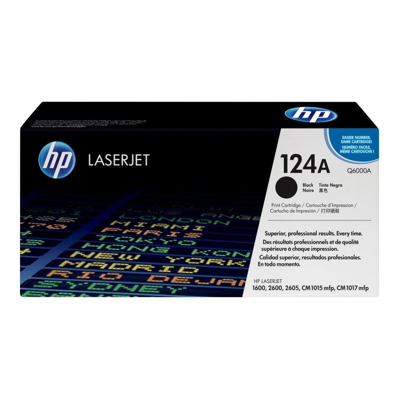 HP 124A Q6000A Siyah Toner