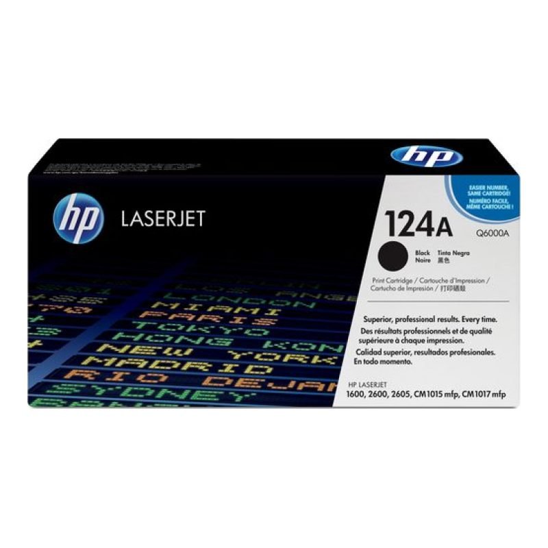 HP 124A Q6000A Siyah Toner — görsel 2