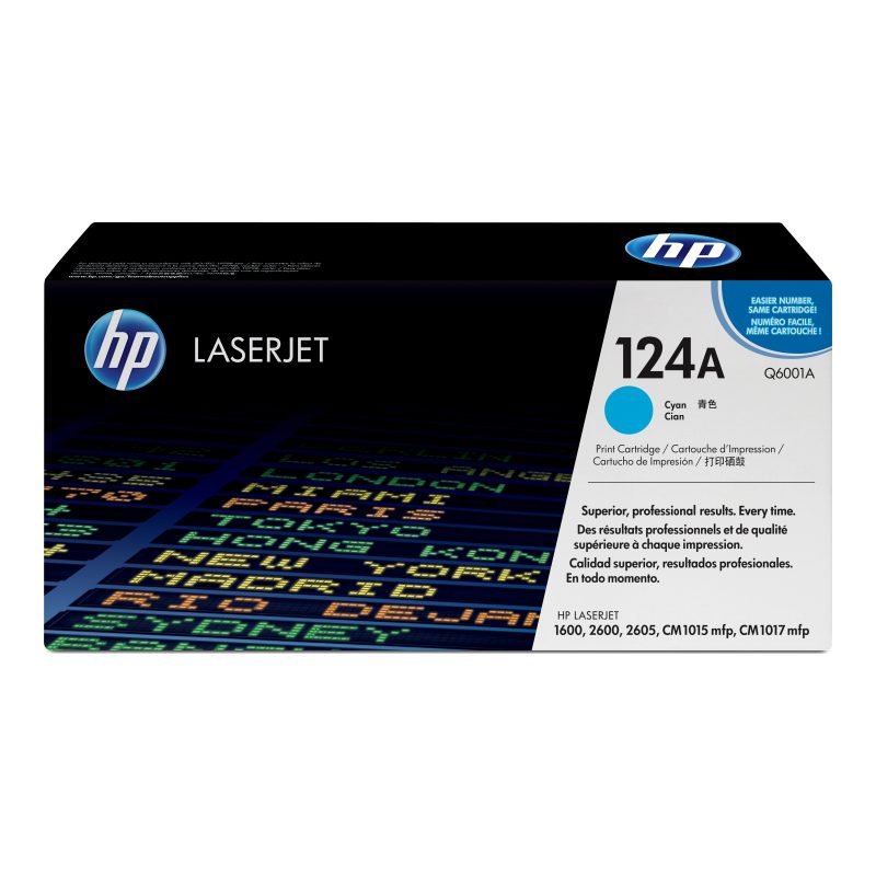 HP 124A Q6001A Mavi Toner