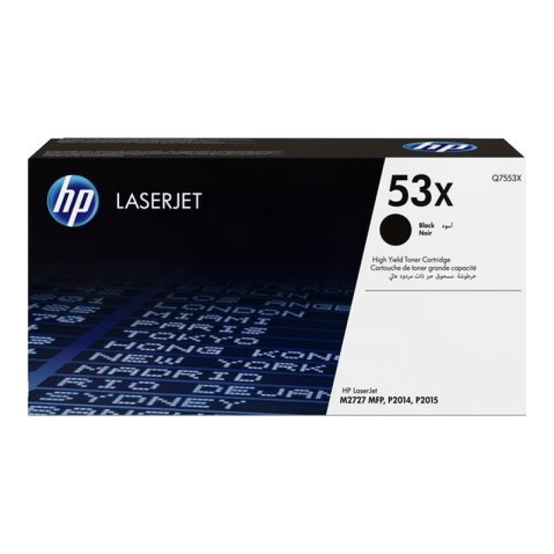 HP 53X Q7553X Yüksek Kapasiteli Toner