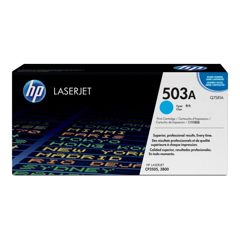 HP 503A Q7581A Mavi Toner