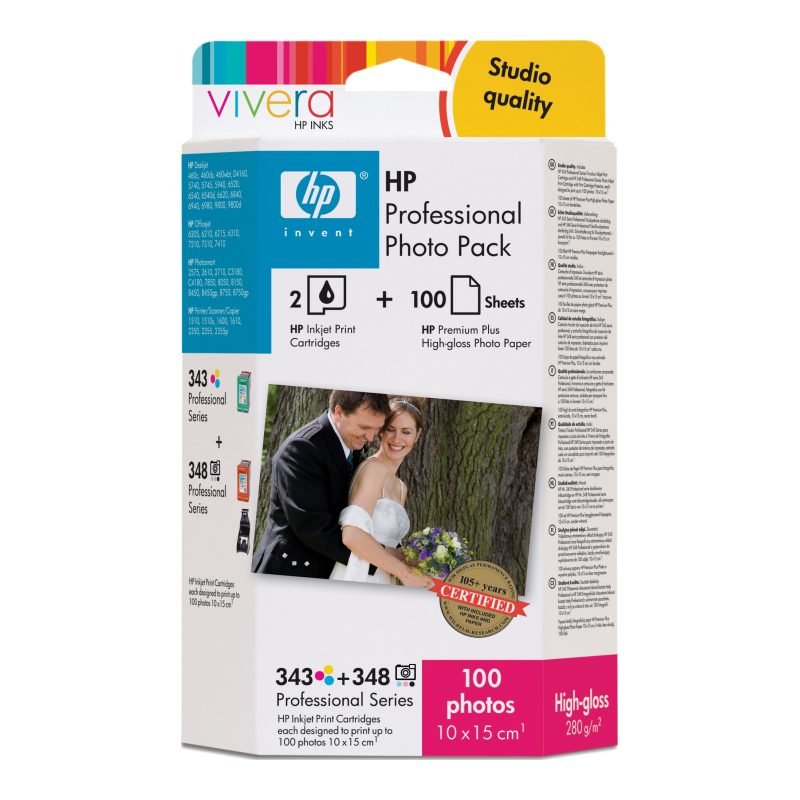 HP 343/348 Q7960EE Siyah Mürekkep Kartuşu