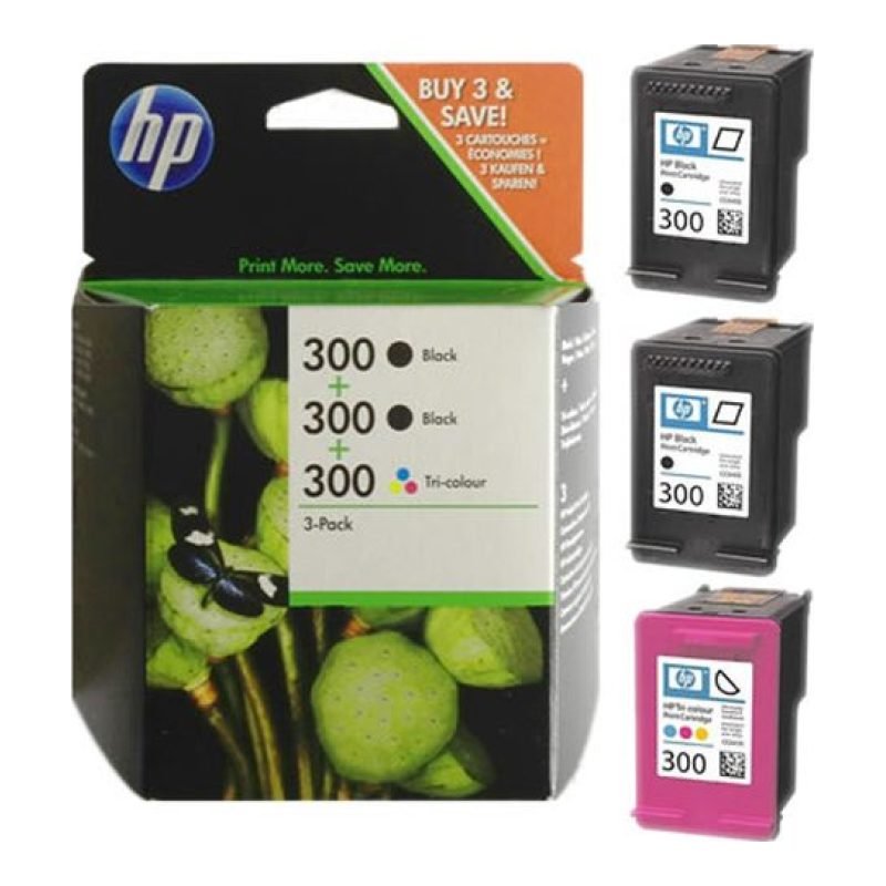 HP 300 SD518AE Üç Renkli Mürekkep Kartuşu