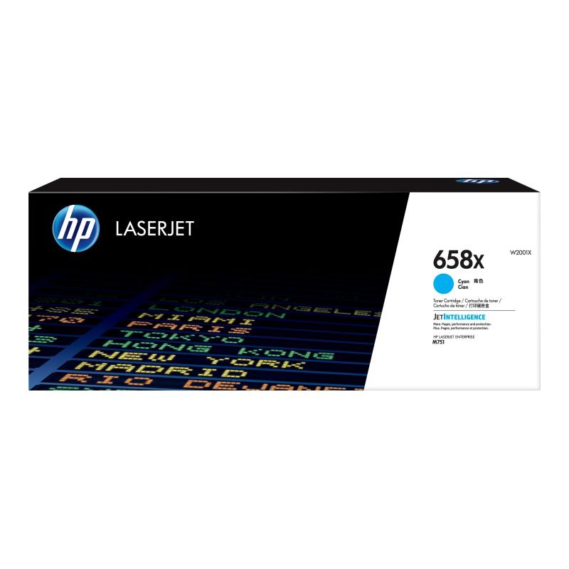 HP 658X W2001X Mavi Yüksek Kapasiteli Toner