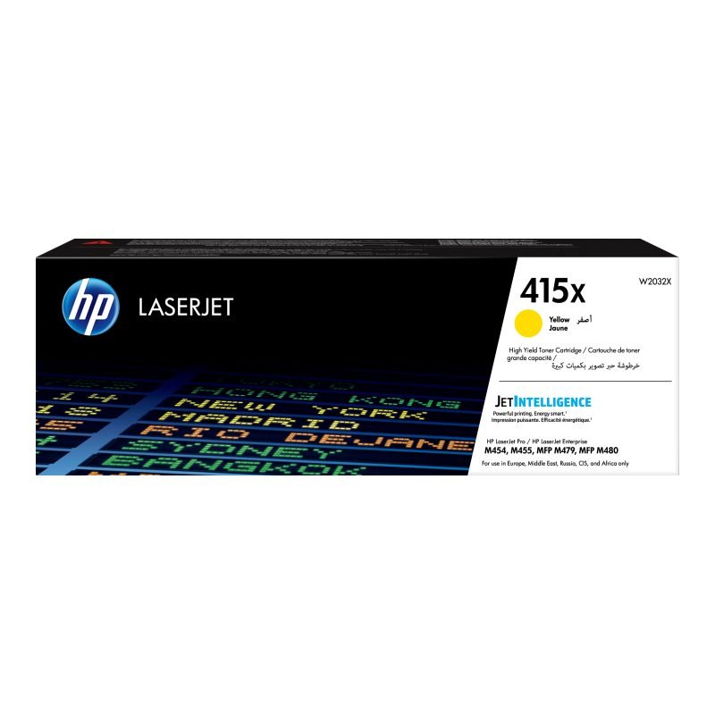 HP 415X W2032X Sarı Yüksek Kapasiteli Toner