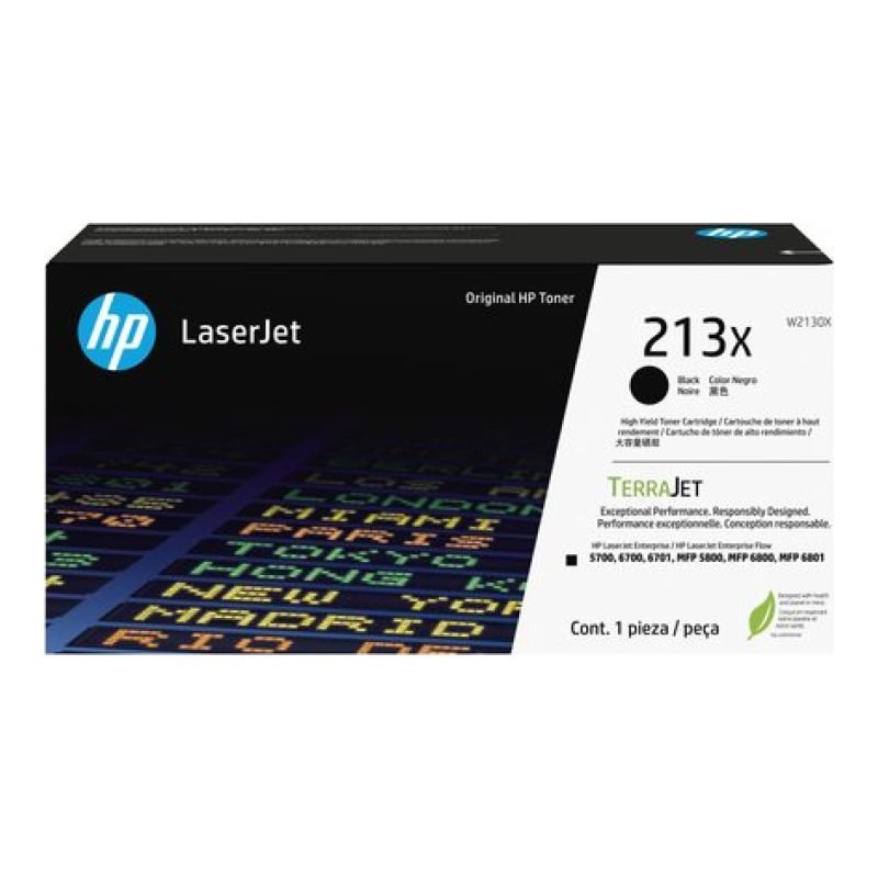 HP 213X W2130X Siyah Yüksek Kapasiteli Toner