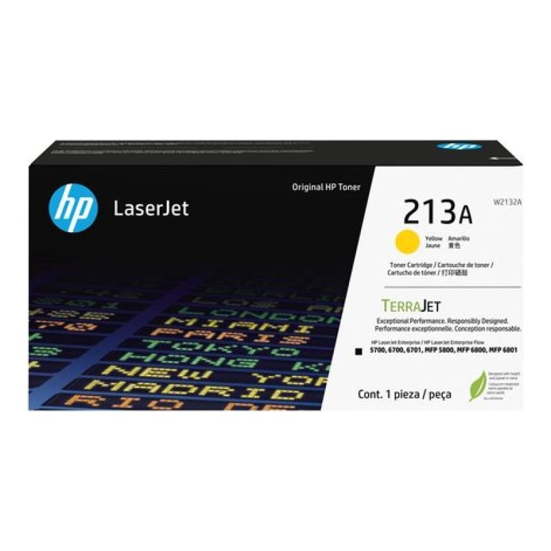 HP 213A W2132A Sarı Toner