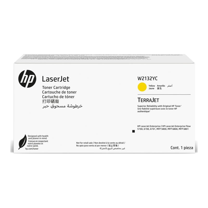 HP W2132YC Taahhütlü W2132YC Sarı Toner