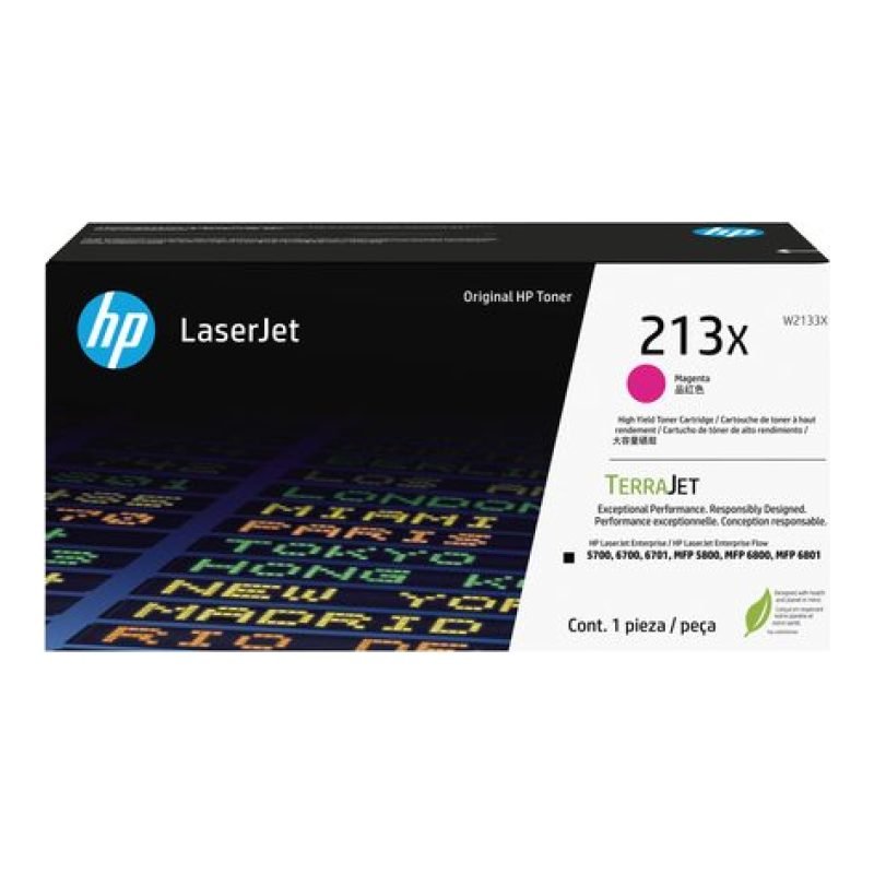 HP 213X W2133X Kırmızı Yüksek Kapasiteli Toner