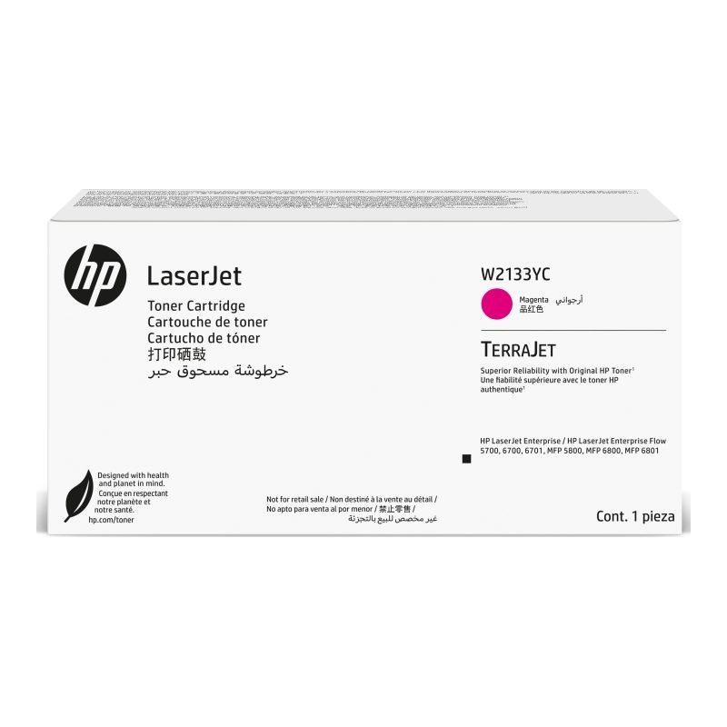 HP W2133YC Taahhütlü W2133YC Kırmızı Toner