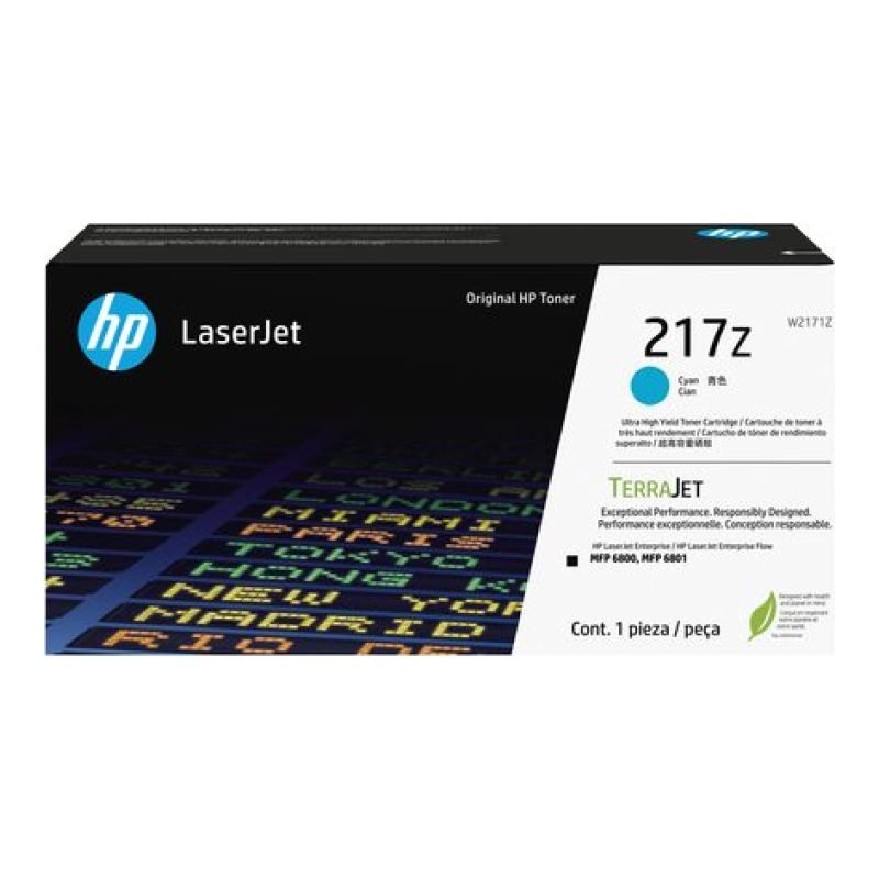 HP 217Z W2171Z Mavi Toner