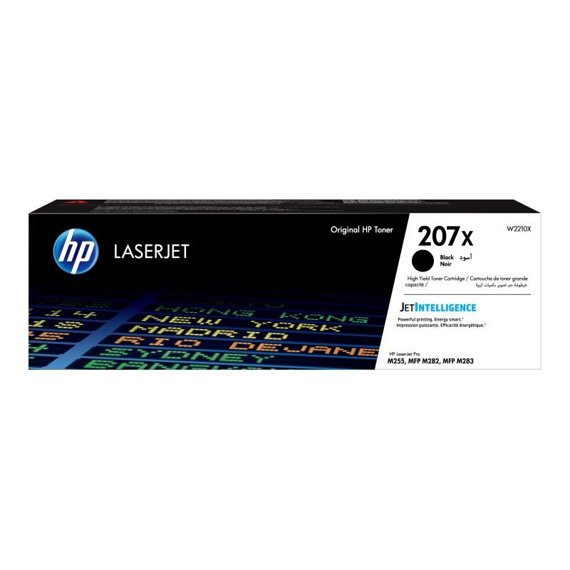 HP 207X W2210X Siyah Yüksek Kapasiteli Toner