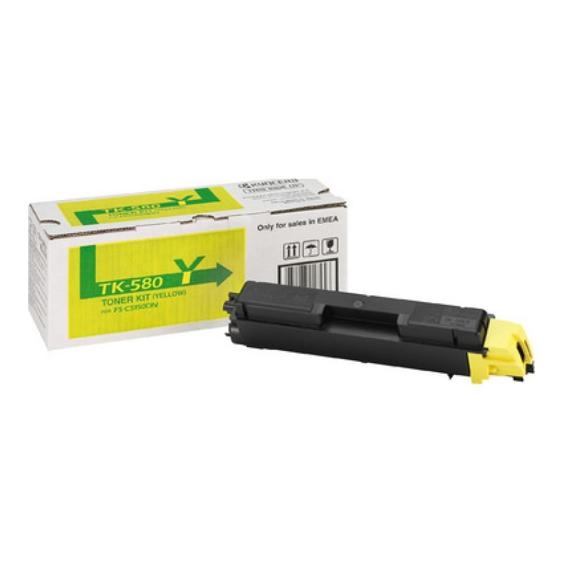 Kyocera TK-580Y 0T2KTANL Sarı Toner