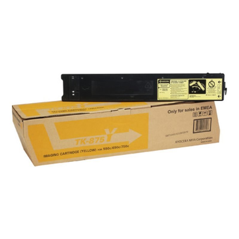 Kyocera TK-875Y 0T5JNANL Sarı Toner