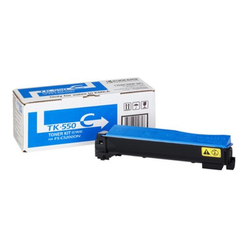 Kyocera TK-550C 1T02HMCEU0 Mavi Toner — görsel 2