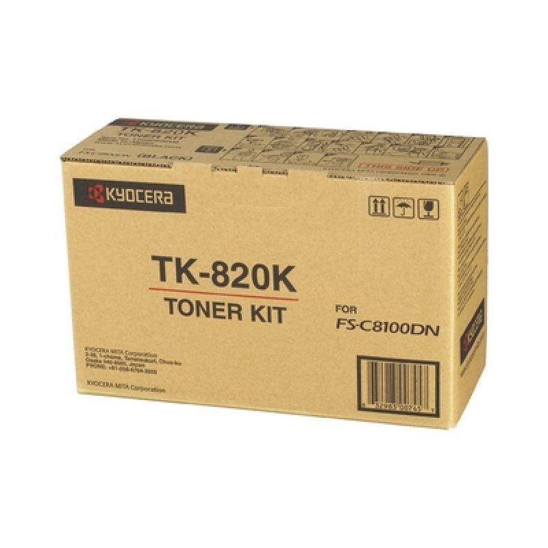 Kyocera TK-820K 1T02HP0EU0 Siyah Toner