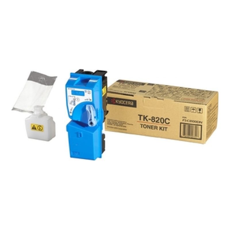 Kyocera TK-820C 1T02HPCEU0 Mavi Toner