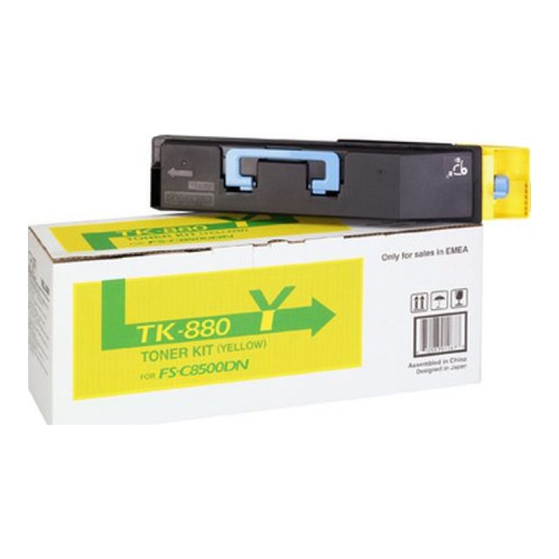 Kyocera TK-880Y 1T02KAANL0 Sarı Toner — görsel 3