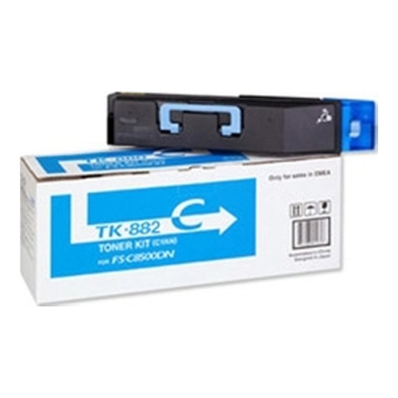 Kyocera TK-882C 1T02KACUS0 Mavi Toner