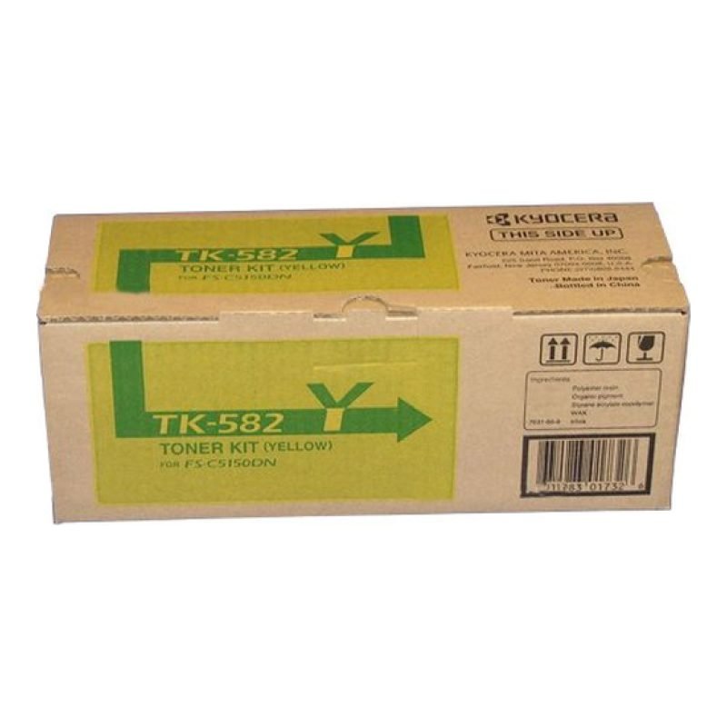 Kyocera TK-582Y 1T02KTAUS0 Sarı Toner